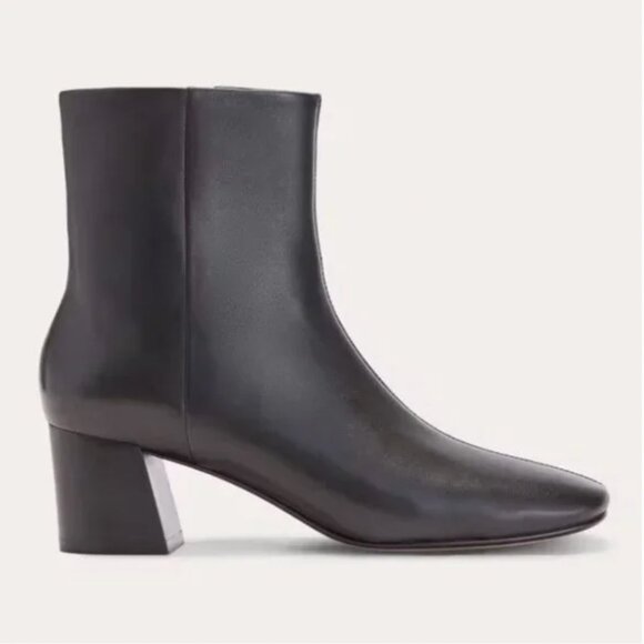 Everlane The Day Boot Womens 7 Black Leather Bootie - Picture 1 of 14
